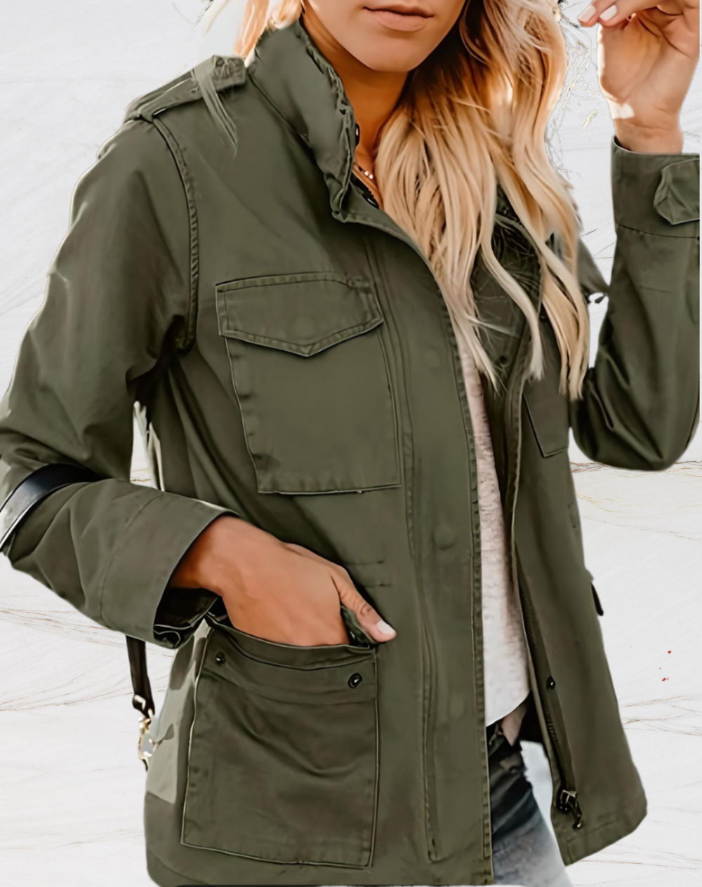 Thilde | Giacca utility casual elegante 1