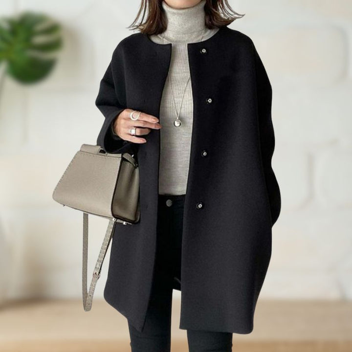 Trude | Cappotto Medio Elegante in Lana Morbida 0