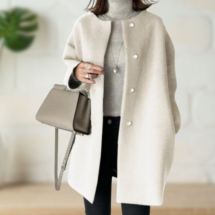 Trude | Cappotto Medio Elegante in Lana Morbida 2