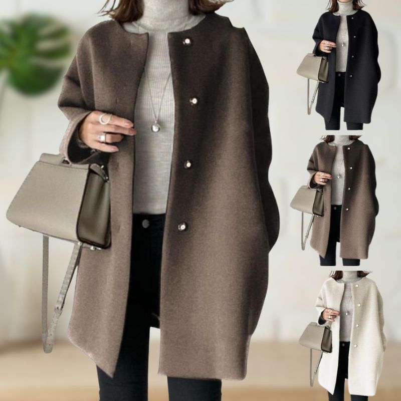 Trude | Cappotto Medio Elegante in Lana Morbida 3