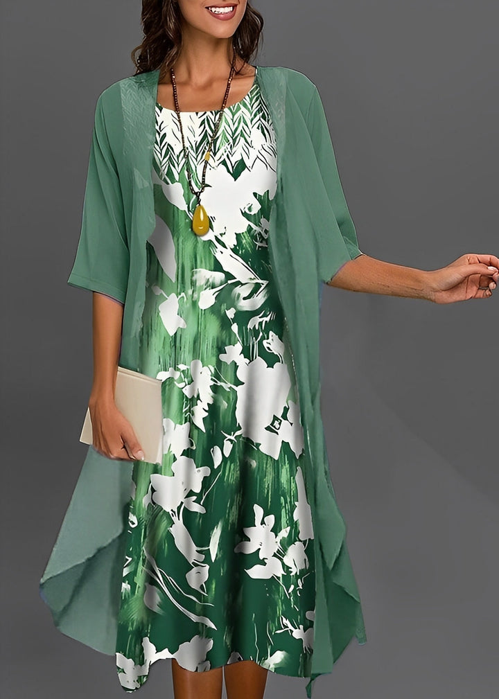 Victoria - Elegante abito estivo in chiffon per donne 0