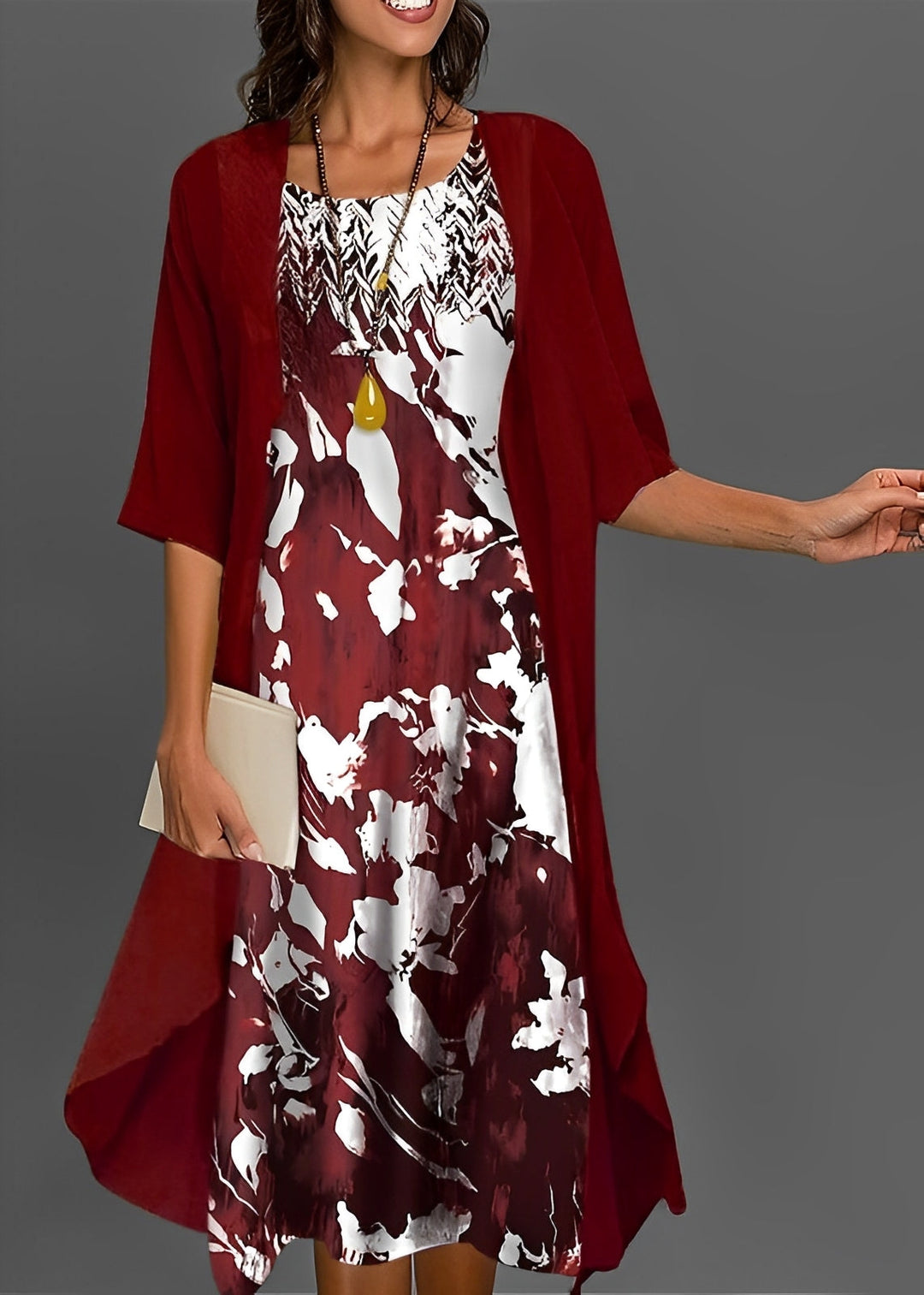 Victoria - Elegante abito estivo in chiffon per donne 3