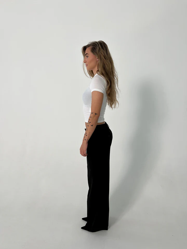 Vittoria – Pantaloni a Vita Alta con Gambe Larghe e Tasche 3