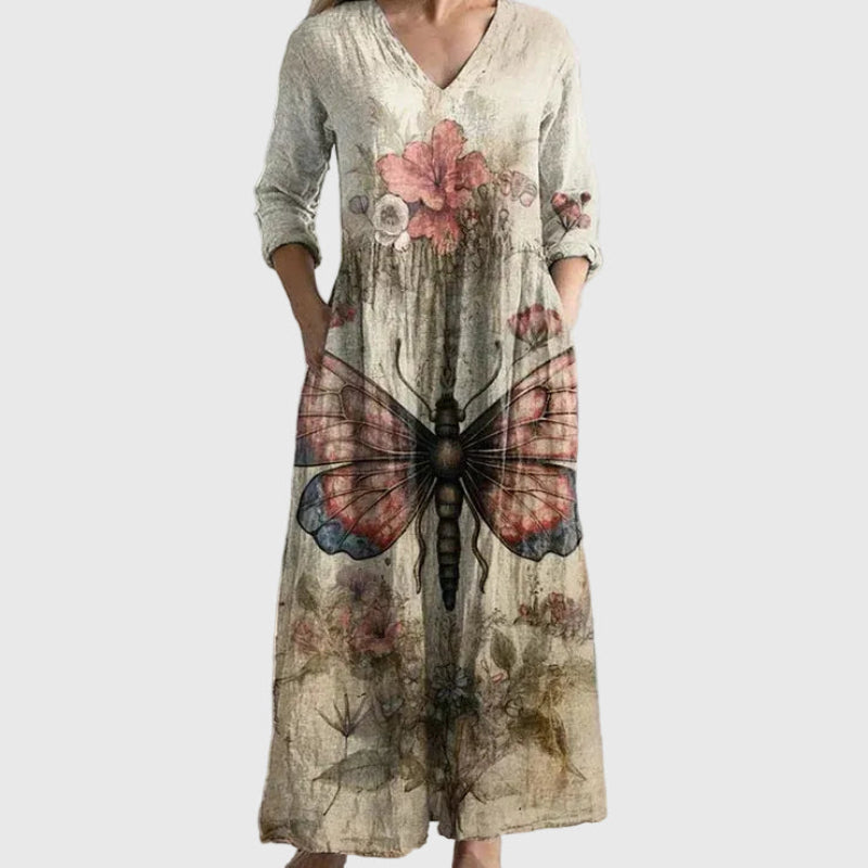Wanda | Elegante abito lungo e fluente 2