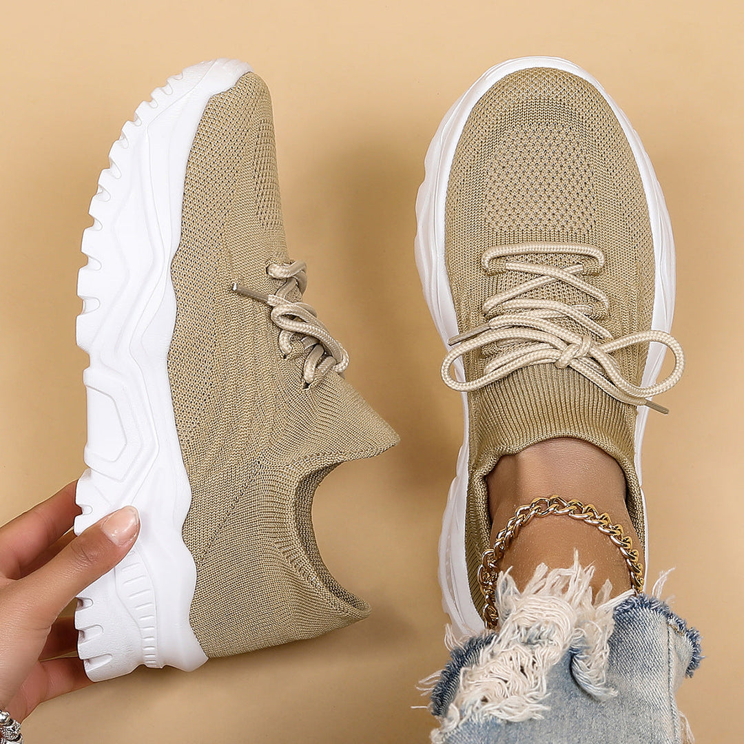 Wendi - Scarpe comode e casual in tessuto volante per donne 4