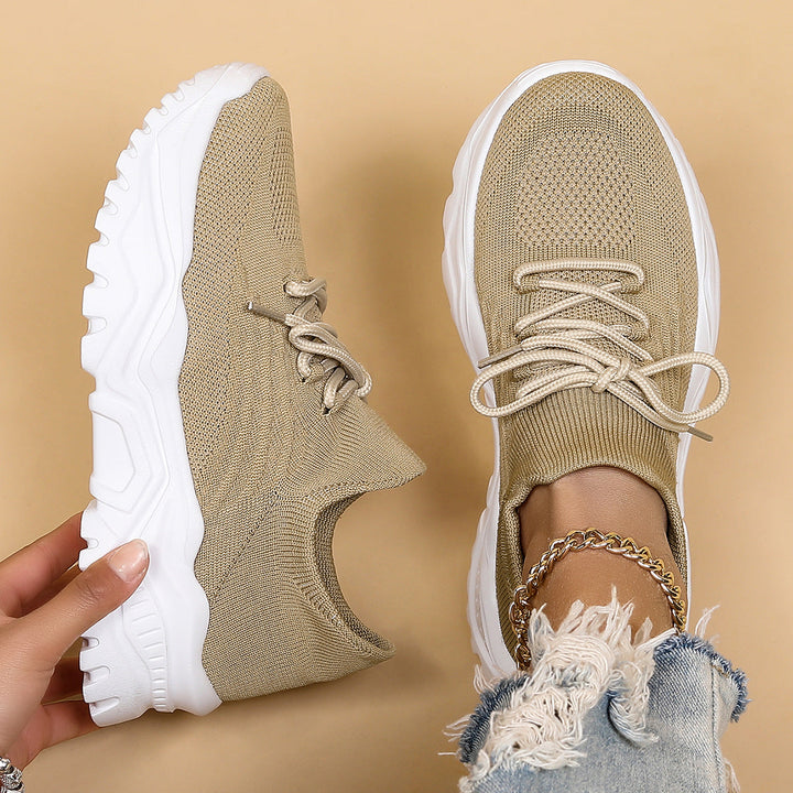 Wendi - Scarpe comode e casual in tessuto volante per donne 4
