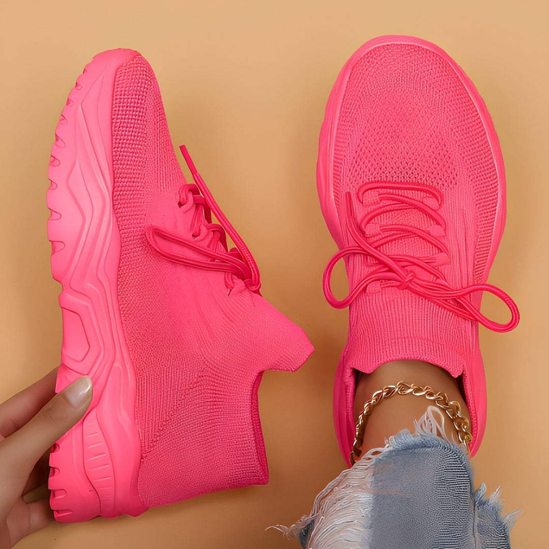 Wendi - Scarpe comode e casual in tessuto volante per donne 6
