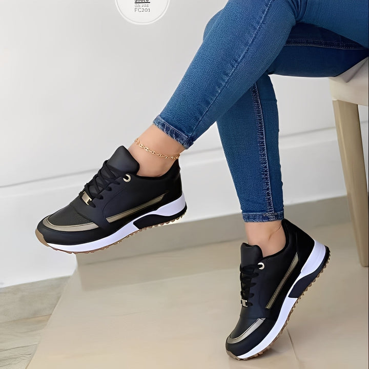 Xanthia - Eleganti sneaker piatte per donne 2