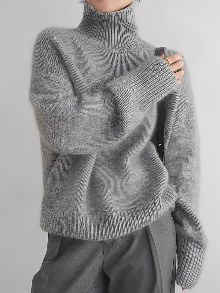 Yvette - Maglione a collo alto in cashmere per donne 4