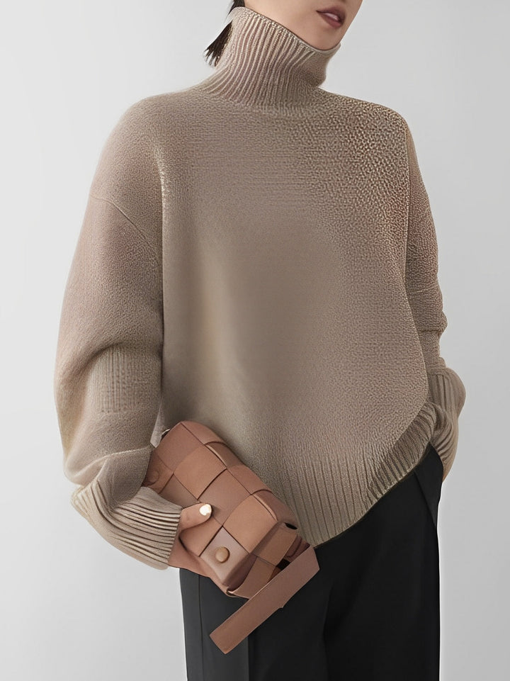 Yvette - Maglione a collo alto in cashmere per donne 5