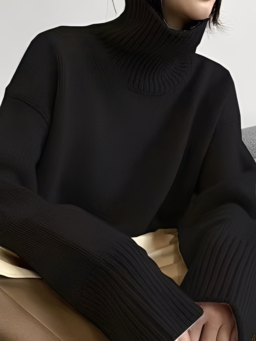 Yvette - Maglione a collo alto in cashmere per donne 6