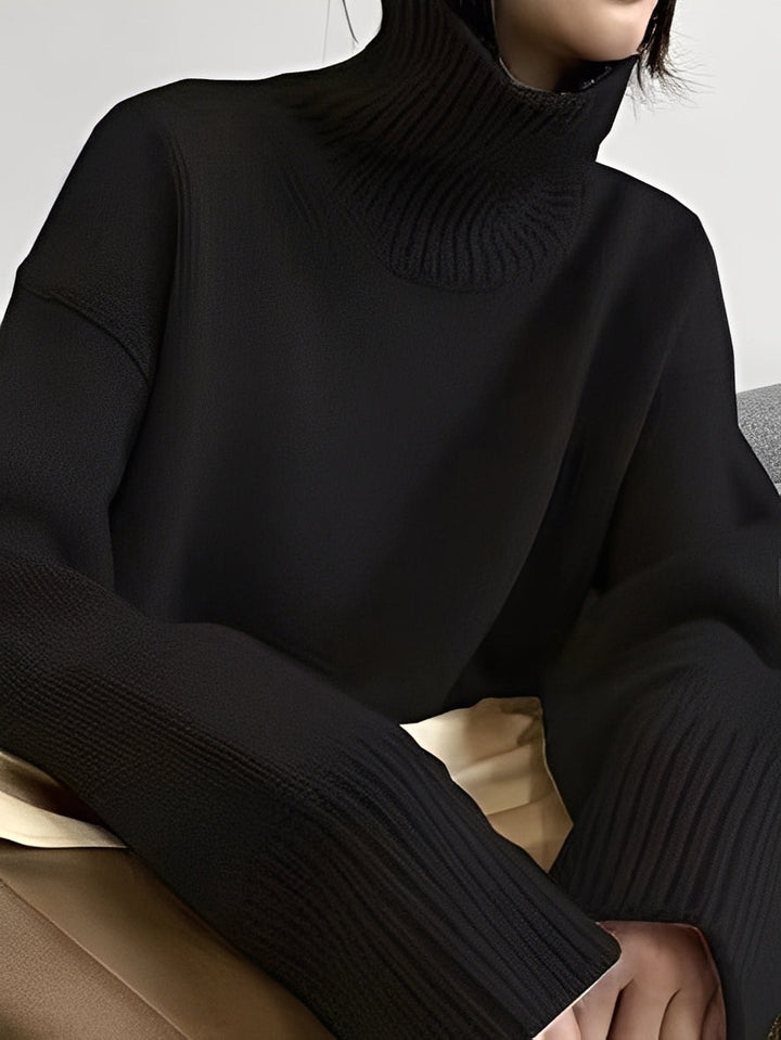 Yvette - Maglione a collo alto in cashmere per donne 6