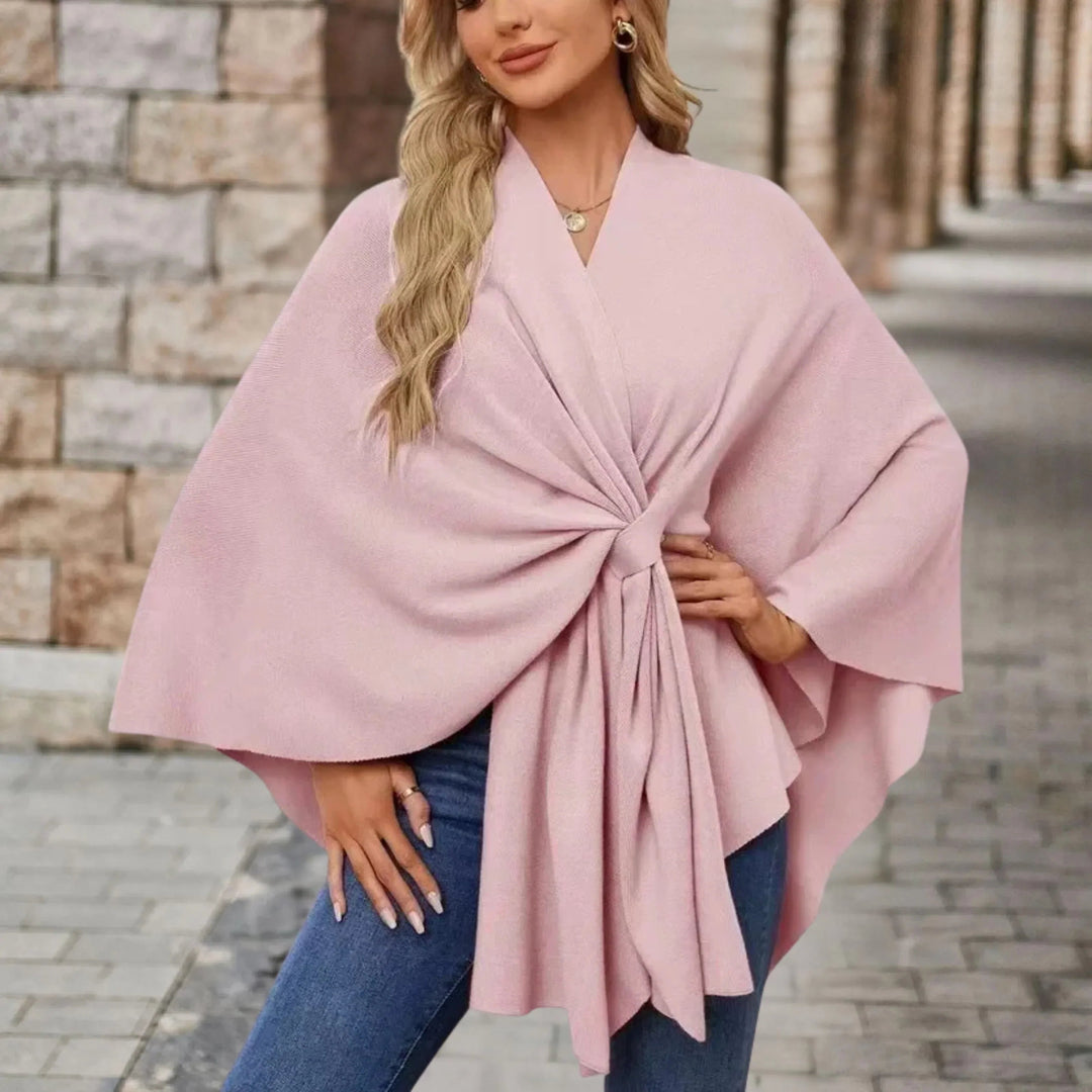 Yvette | Poncho Elegante Drappeggiata 0