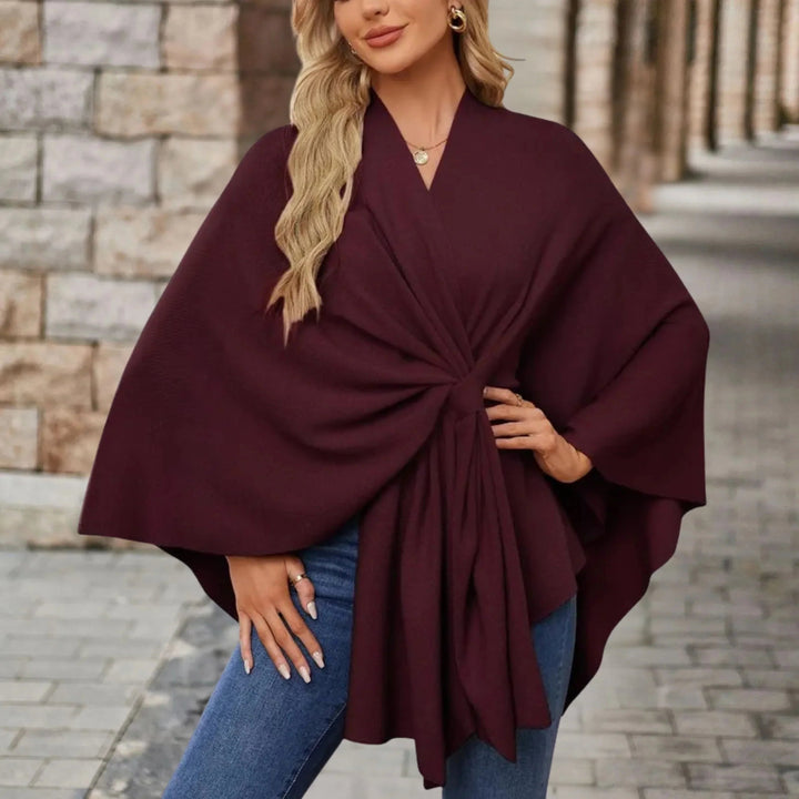 Yvette | Poncho Elegante Drappeggiata 8