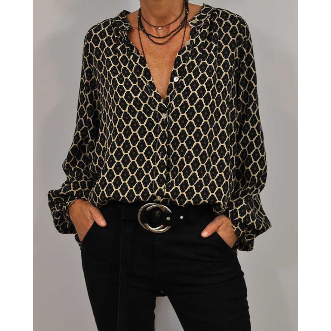 Zara - Blusa Casual con Scollo a V 0