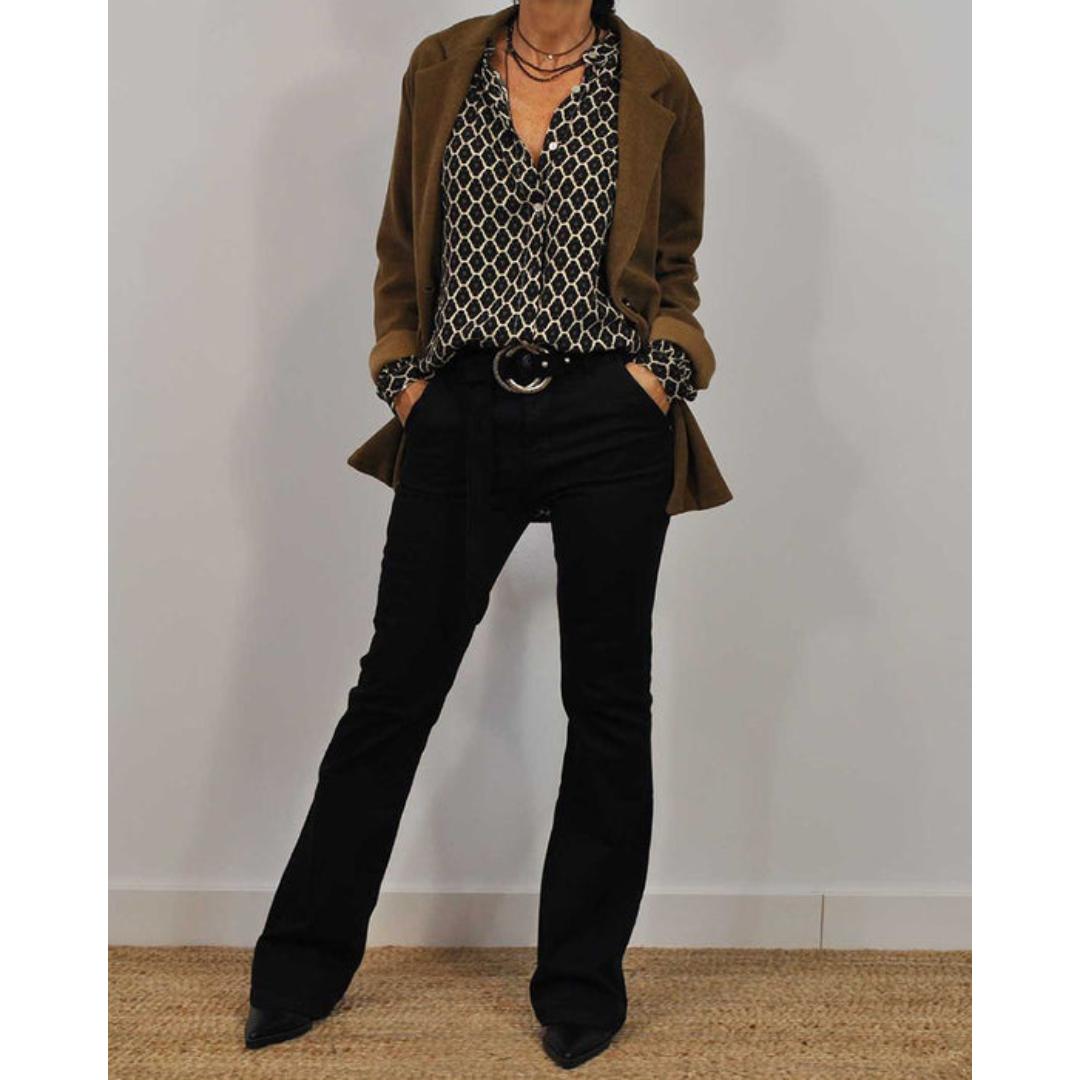 Zara - Blusa Casual con Scollo a V 3