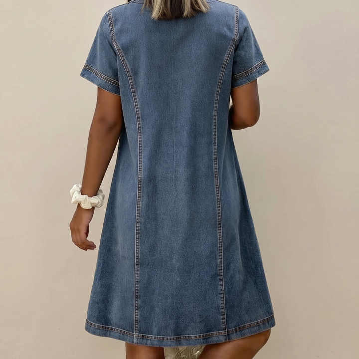 Giulia | Abito in Denim Confortevole