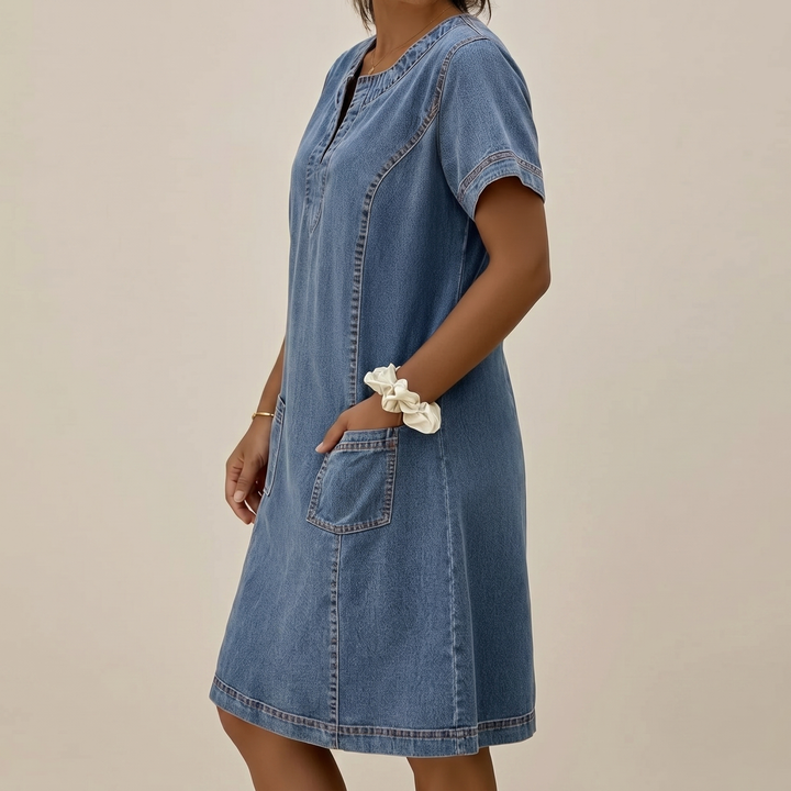 Giulia | Abito in Denim Confortevole