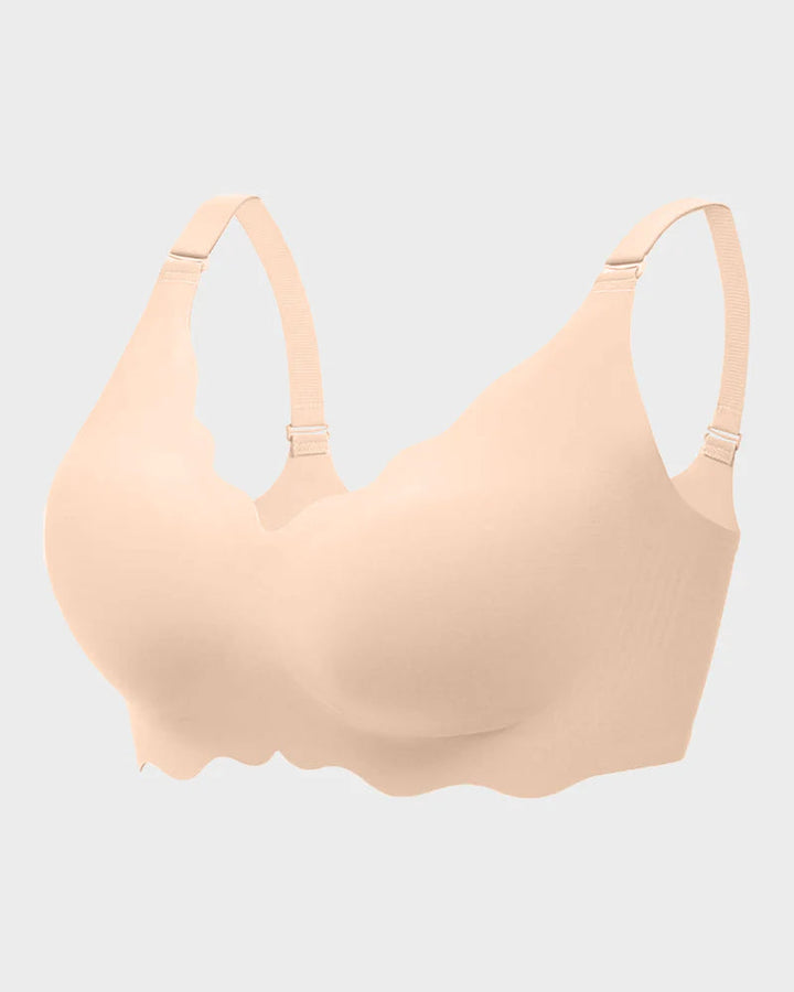 Confezione del reggiseno senza ferretto Silvia, con il prodotto all'interno, pronta per la spedizione.